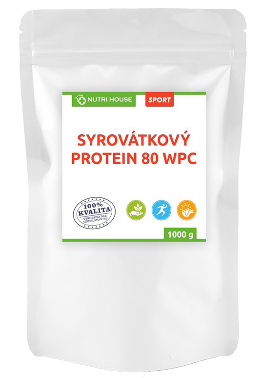 Nutri House Syrovátkový protein 80% WPC,1000 g 