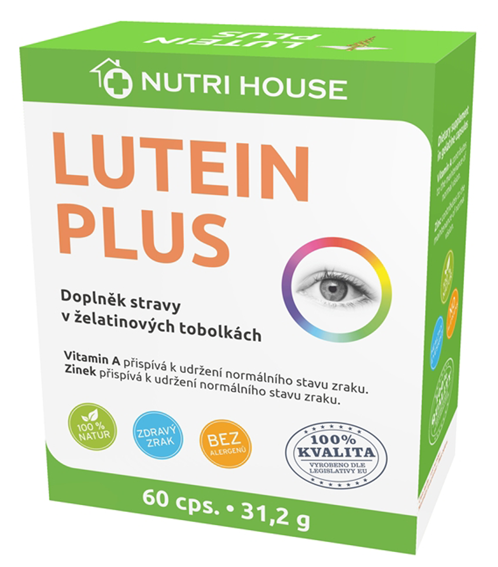 Nutri House Lutein Plus 60 cps./31,2 g